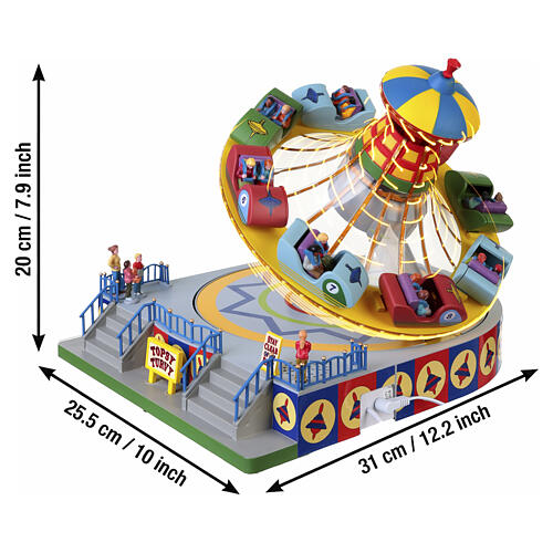 Topsy Turvy scena animata Lemax Carnival 20x25x31 cm - 54451 3