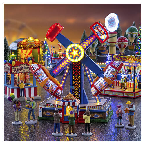 Fireball Frenzy animated scene Lemax Carnival 40x27x20 cm - 54452 2