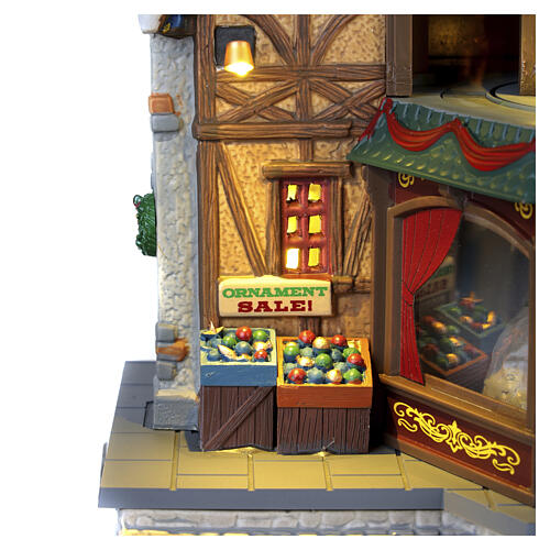 Holiday Hamlet Christmas Shoppe animated scene Lemax Caddington Village 32 x 29.5 x 18 cm - 55026 6