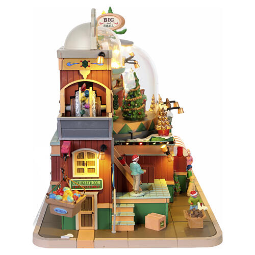 Everlasting Christmas Trees animierte Szene Lemax Caddington Village 23x34x19 cm – 55324 8