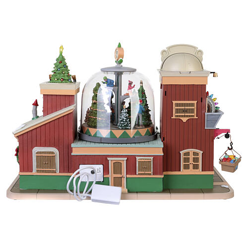 Everlasting Christmas Trees animierte Szene Lemax Caddington Village 23x34x19 cm – 55324 10