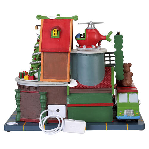 Kringle's Courier animierte Szene Lemax Santa's Wonderland 22x28x15 cm - 55325 9