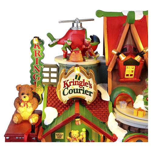 Kringle's Courier Lemax Santa'S Wonderland 22x28x15 cm - 55325 4