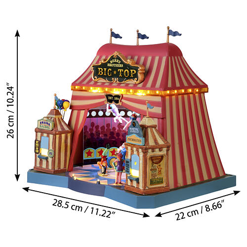 Berry Brothers Big Top animierte Szene Lemax Carnival 26x28x22 cm - 55918 3
