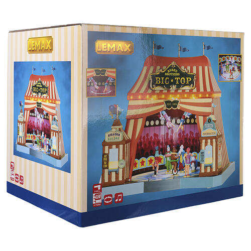 Berry Brothers Big Top animierte Szene Lemax Carnival 26x28x22 cm - 55918 8