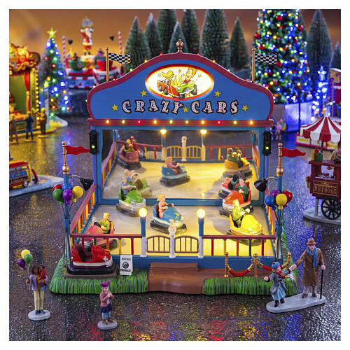 Crazy Cars animierte Szene Lemax Carnival 24x26x29 cm - 64488 2