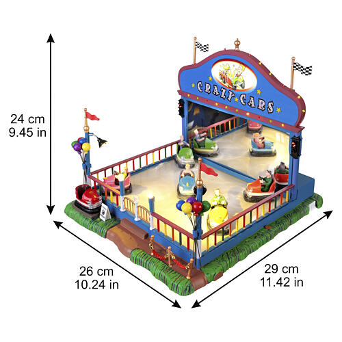Crazy Cars animierte Szene Lemax Carnival 24x26x29 cm - 64488 3