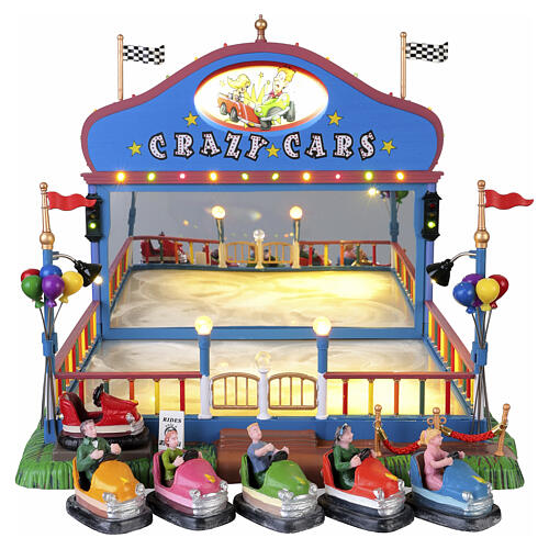 Crazy Cars animierte Szene Lemax Carnival 24x26x29 cm - 64488 5