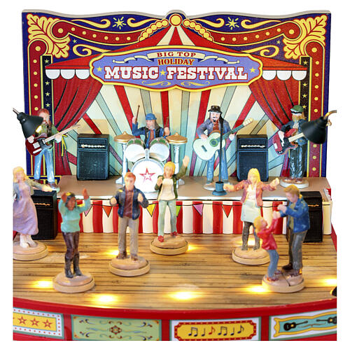 Big Top Holiday Music Festival animierte Szene Lemax Carnival 15x20x19 cm - 64632 5