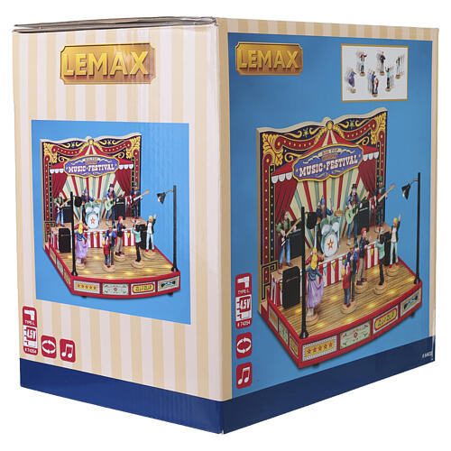 Big Top Holiday Music Festival animierte Szene Lemax Carnival 15x20x19 cm - 64632 10