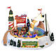 Dasher's Bumper Boats animierte Szene Lemax Santa's Wonderland 23x36x28 cm - 64638 s1
