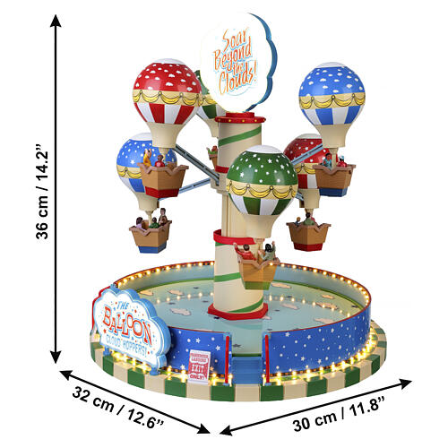 The Balloon Cloud Hoppers animated scene Lemax Carnival 36x32x30 cm - 64648 3