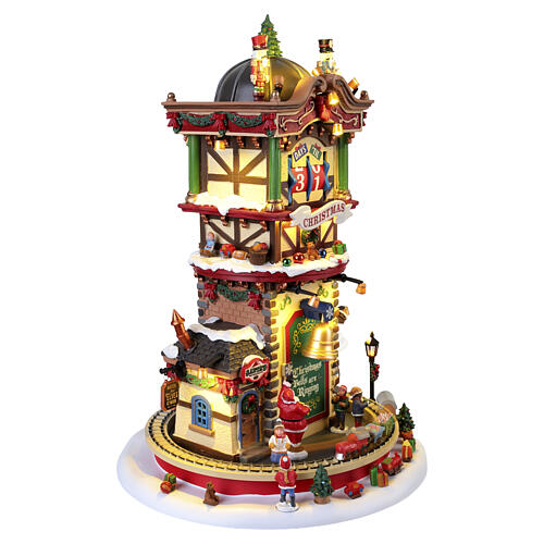 Christmas Time Countdown animierte Szene Lemax Caddington Village 34x23x23 cm - 65518 6