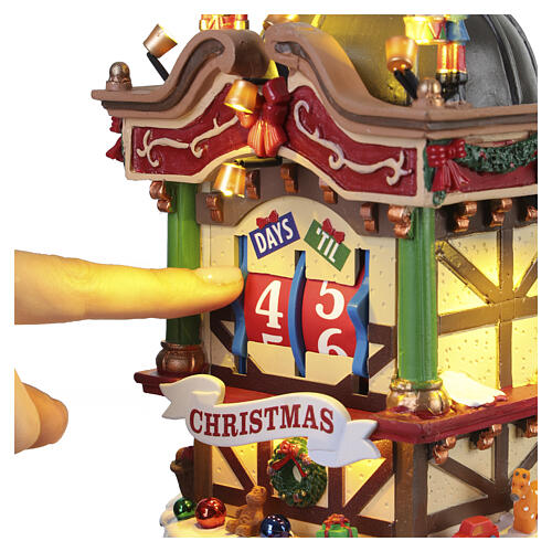 Christmas Time Countdown animated scene Lemax Caddington Village 34x23x23 cm - 65518 4