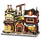 The Holly Jolly Chocolatier & Mrs. Claus Coffee Shop scena animata Lemax Santa'S W. 28x32x19 cm - 65521 s1