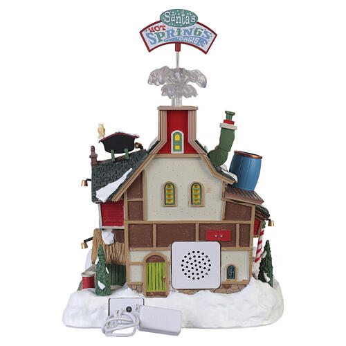 Santa's Hot Springs Oasis animated scene Lemax Santa's Wonderland 33x24x28 cm - 65522 12