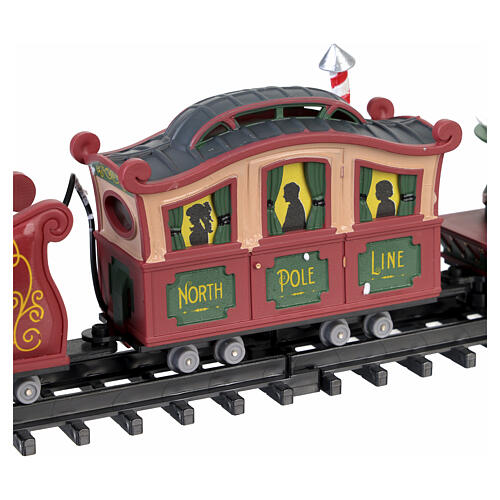 North Pole Railway scena animata treno Lemax 15x113x66 cm - 74223 8
