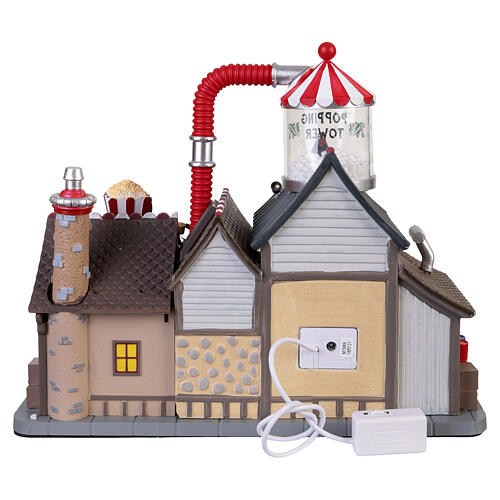Bell's Gourmet Popcorn Factory animierte Szene Lemax Harvest Crossing 24x30x15 cm - 75188 5