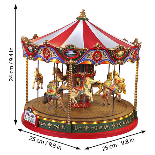 The Grand Carousel animierte Szene Lemax Carnival 24x25x25 cm - 84349 3