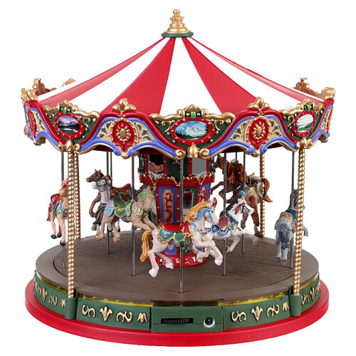 The Grand Carousel animierte Szene Lemax Carnival 24x25x25 cm - 84349 6