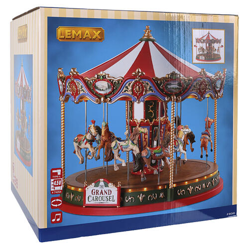 The Grand Carousel animated scene Lemax Carnival 24x25x25 cm - 84349 8