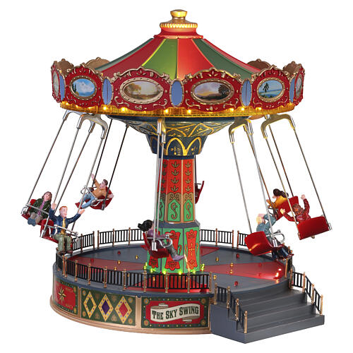The Sky Swing animierte Szene Lemax Carnival 27x22x26 cm - 84379 5