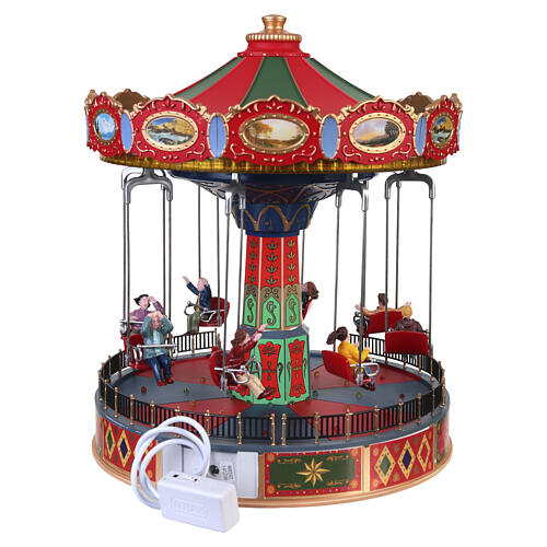 The Sky Swing animierte Szene Lemax Carnival 27x22x26 cm - 84379 7