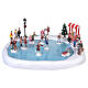 Village Skating Pond With Sound set 18 pezzi scena animata Lemax 14x37x30 cm - 94048 s1