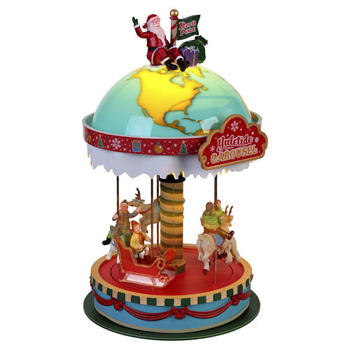 Yuletide Carousel scena animata Lemax Carnival 28x16x16 cm - 94525 5