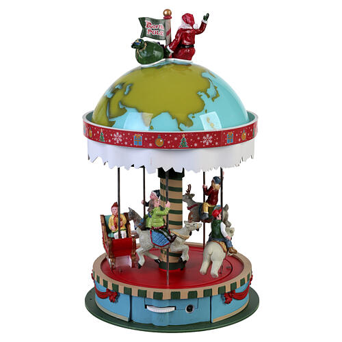 Yuletide Carousel scena animata Lemax Carnival 28x16x16 cm - 94525 6