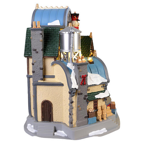 Ludwig’s Wooden Nutcracker Factory animierte Szene Lemax Caddington Village 28x29x20 cm - 95463 7