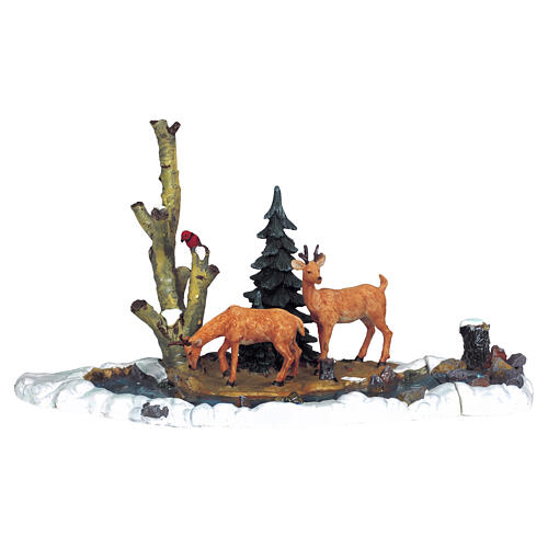 Feeding Deer 3-teiliges Set Tischakzent Lemax 13x24x13 cm - 03327 1