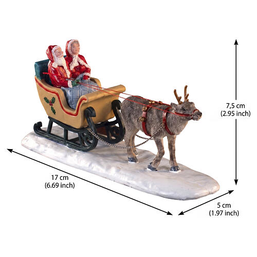 North Pole Sleigh Ride accessorio Lemax Caddington Village 7x17x5 cm - 03514 2