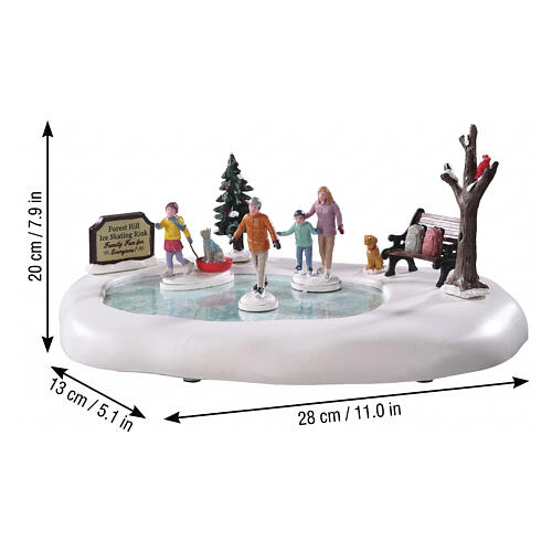 Family Skating Day (4.5V) Zubehör Lemax 20x28x13 cm - 04715 2