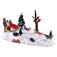 Dog Sledding Afternoon accessorio da tavolo Lemax Vail Village 12x23x10 cm - 13557 s1