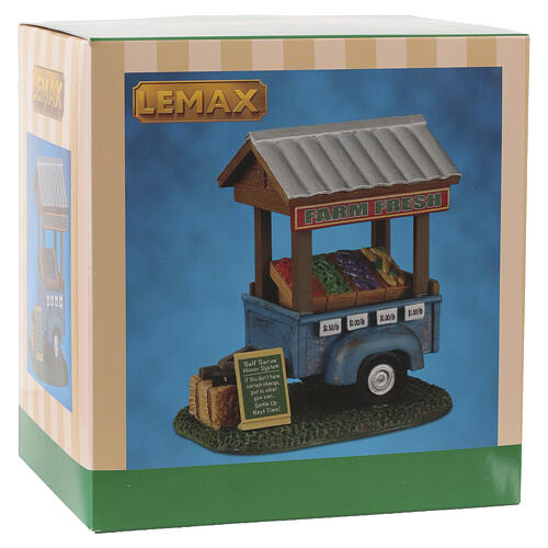 Farm Fresh Vegetable Trailer Tischakzent Lemax Harvest Crossing 11x11x8 cm - 13565 4