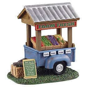 Farm Fresh Vegetable Trailer accessorio Lemax Harvest Crossing 11x11x8 cm - 13565