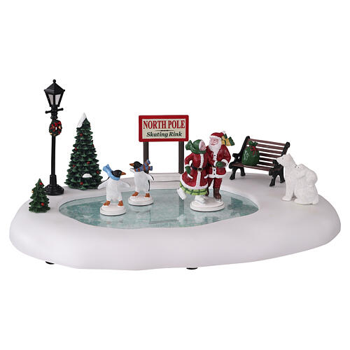 North Pole Skating Rink (4.5V) accessorio Lemax Santa'S Wonderland 13x28x20 cm - 14837 1