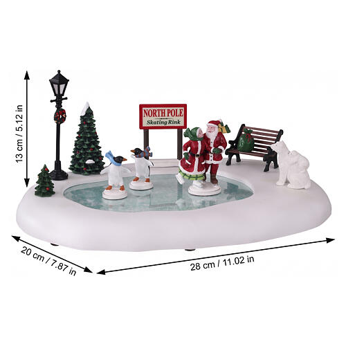 North Pole Skating Rink (4.5V) accessorio Lemax Santa'S Wonderland 13x28x20 cm - 14837 2