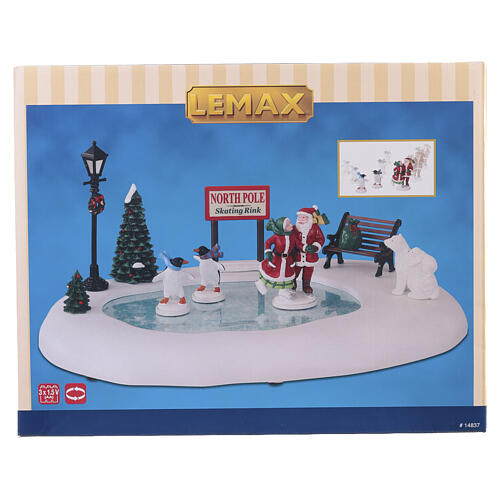 North Pole Skating Rink (4.5V) accessorio Lemax Santa'S Wonderland 13x28x20 cm - 14837 4