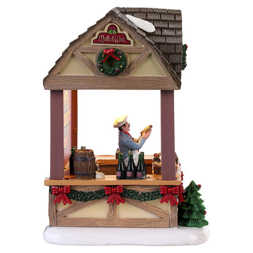 Christmas Market Bratwurst accessorio da tavolo Lemax Caddington Village 14x10x11 cm - 14903 4