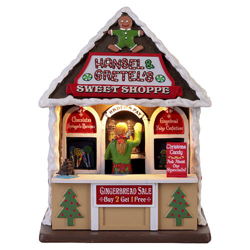Hansel & Gretel's Sweet Shoppe - Sklepik ze słodyczami, akcesorium Lemax, Caddington Village, 14x11x8 cm, 14904 1