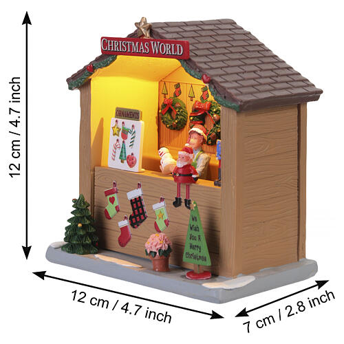 Christmas World Booth Tischakzent Lemax Caddington Village 12x12x7 cm - 14907 2