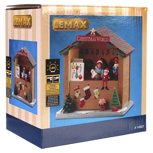 Christmas World Booth accessorio da tavolo Lemax Caddington Village 12x12x7 cm - 14907 6