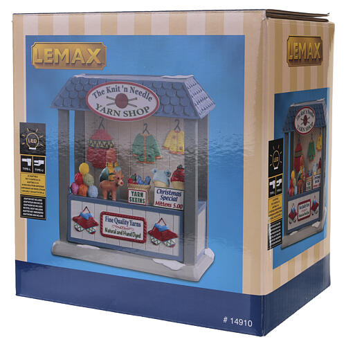 The Knit 'n Needle Yarn Shop Tischakzent Lemax Caddington Village 12x11x7 cm - 14910 7