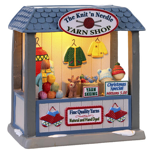 The Knit 'n Needle Yarn Shop accessorio da tavolo Lemax Caddington Village 12x11x7 cm - 14910 3