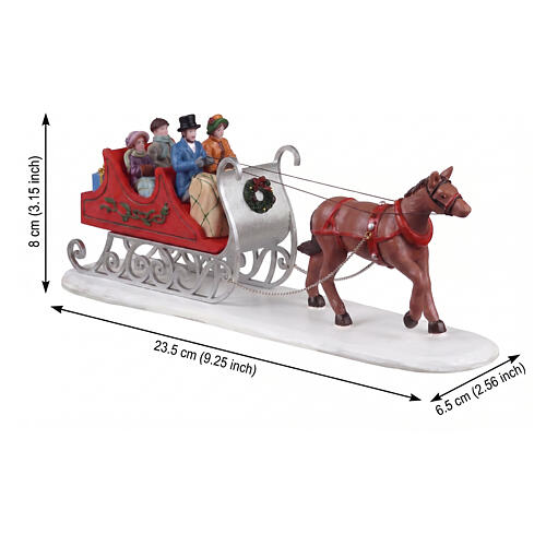 Victorian Sleigh accessorio da tavolo Lemax Caddington Village 8x23x6 cm - 23589 2
