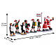 Santa's Elf Parade 7-teiliges Set Tischakzent Lemax Caddington Village 8x19x3 cm - 23592 s2