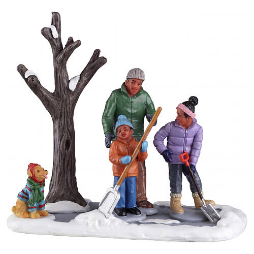 Shoveling The Driveway Tischakzent Lemax Harvest Crossing 10x11x5 cm – 23594 1