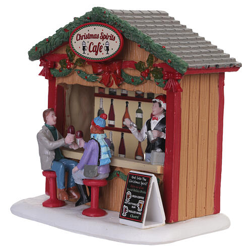 Christmas Spirits Café accessorio da tavolo Lemax Caddington Village 13x13x8 cm - 23605 2